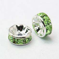 Grade ottone a strass distanziatore perline&nbsp;RSB038NF-10
