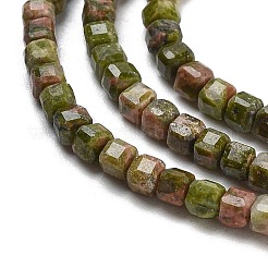 Natur Unakit Perlen Stränge&nbsp;G-H042-B25-01