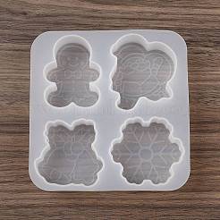Moules à bougies en silicone bricolage thème de noël&nbsp;SIMO-P010-A01