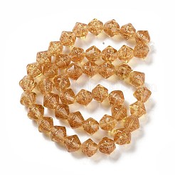 Perles vernissées de sable d'or manuelles &nbsp;LAMP-Q036-04A
