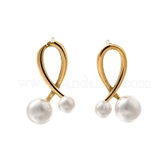 Orecchini a bottone in acciaio inossidabile 304&nbsp;EJEW-C133-01G