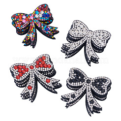 16 Stück Strass-Patches mit Schleife in 4 Farben&nbsp;PATC-TA0001-18