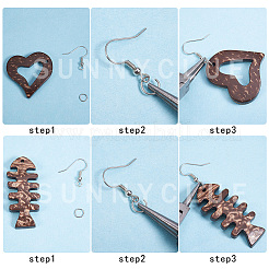 Fabrication de boucles d'oreilles DIY&nbsp;DIY-SC0007-78