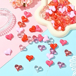 90pcs 6 Arten Acrylperlen&nbsp;MACR-YW0003-80