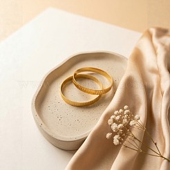 Bracelets rayés en laiton pour femmes&nbsp;WG1B245-01
