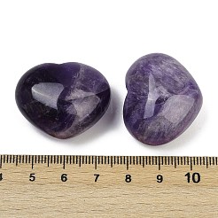 Herz natürliche Amethyst Palmsteine&nbsp;G-C186-02B