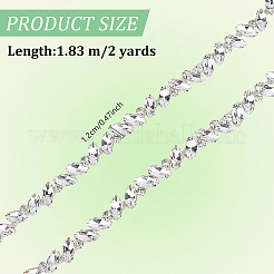 Legierung strass tasse kette&nbsp;LCHA-WH0001-03P