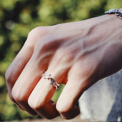 Fingerringe aus Aluminium für Männer&nbsp;FS-WG84CFA-01