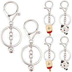 10 Stück Karabinerhaken aus Zinklegierung&nbsp;FIND-SC0023-66