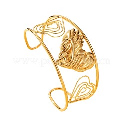 Braccialetti a polsino in acciaio inossidabile 304 per donna&nbsp;WG10B6C-01