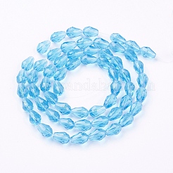 Chapelets de perles en verre&nbsp;GLAA-R024-11x8mm-7