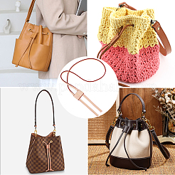 4 cordon de serrage en cuir PU pour sac seau&nbsp;AJEW-CL0001-30B