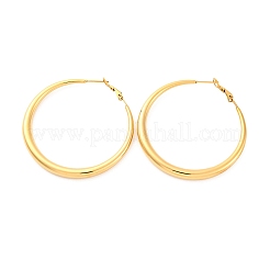 Orecchini a cerchio in acciaio inossidabile 304&nbsp;X-EJEW-Z093-01G-01