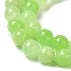 Naturali tinti giada bianca fili di perline&nbsp;G-M402-C03-18