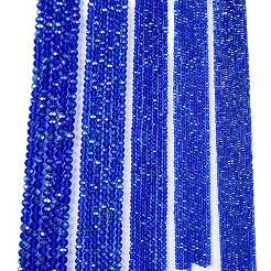 Chapelets de perles en verre électroplaqué&nbsp;EGLA-A044-T2mm-L31