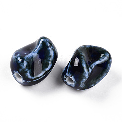 Perles en porcelaine manuelles&nbsp;PORC-N008-06B