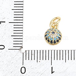 Colgante micropavé cubic zirconia de latón&nbsp;KK-H273-28G