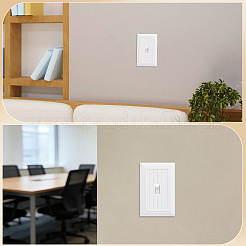 Piastra a muro per presa in plastica&nbsp;AJEW-WH0912-10B