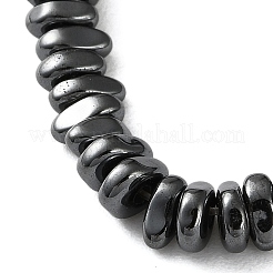 Fili di perline di ematite sintetica non magnetica elettrolitica&nbsp;G-I364-B01-02