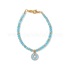 2 Stück Stretch-Armband-Set aus Glasperlen in 2 Stilen für Damen&nbsp;BJEW-JB11569