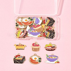 30pcs 7 styles de pendentifs en émail en alliage&nbsp;ENAM-FS0003-22