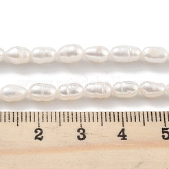 Brins de perles de culture d'eau douce naturelles&nbsp;PEAR-P062-04C