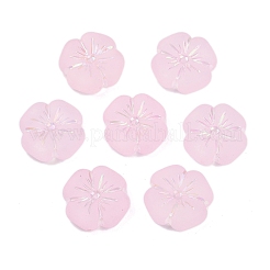 Perles en acrylique transparent mat&nbsp;OACR-P029-19B-05