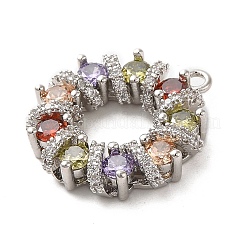 Colgantes de Latón Cubic Zirconia&nbsp;KK-M275-63P