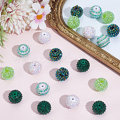 Harz Strass Perlen&nbsp;RESI-PA0001-44B