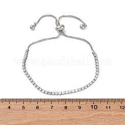 Bracelets de tennis bolo en laiton avec oxyde de zirconium&nbsp;BJEW-P232-01P-03