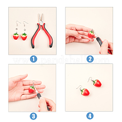 Fabrication de boucles d'oreilles DIY&nbsp;DIY-UN0001-26