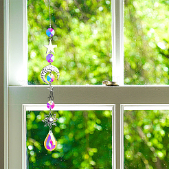 1pc de grandes décorations suspendues en fer&nbsp;DJEW-CN0001-37C