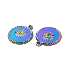 Pendentifs en acier inoxydable 304 avec placage ionique (IP) et montures en strass&nbsp;STAS-B032-09MC