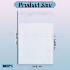 400 sachet auto-scellé en cellophane opp&nbsp;OPC-SP0001-03C