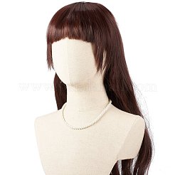 Collana di perle tonde di perle di vetro da donna&nbsp;NJEW-JN03903