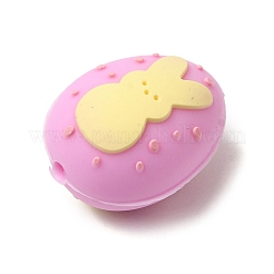 Perles focales en silicone de Pâques&nbsp;SIL-F020-03
