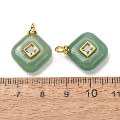 Pendentifs en aventurine vert naturel&nbsp;GG-CBAA798-03G-06