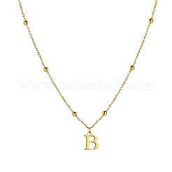 Colliers pendentifs initiaux en acier inoxydable pour femmes&nbsp;FS-WG8123A-13