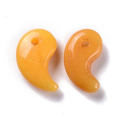 Pendentifs de jade topaze naturelle&nbsp;G-M379-05A