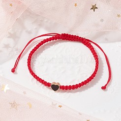 Verstellbare Armbänder aus geflochtenen Nylonperlen&nbsp;BJEW-JB09768-02