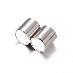 Fermoirs magnétiques en acier inoxydable 304 résistants au ternissement avec emembouts collées&nbsp;X-STAS-I026-01