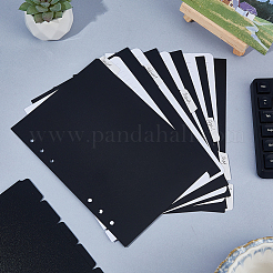 Feuilles intercalaires en plastique pour cahier&nbsp;OFST-WH0002-54B