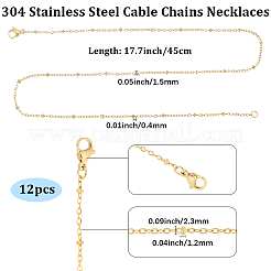 12 collar de cadena satélite de acero inoxidable 304 de 1.5 mm&nbsp;MAK-BBC0001-30