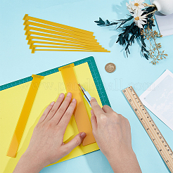 10 Stück 10 Arten Acryl-Buchbinderlineale&nbsp;DIY-BC0016-53E