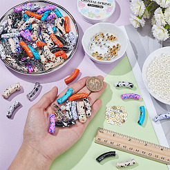 DIY-Kits zur Herstellung von Armbändern aus gebogenen Acrylperlen&nbsp;DIY-NB0013-08