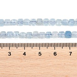 Natürliche Aquamarin Perlen Stränge&nbsp;G-RM250101-L9
