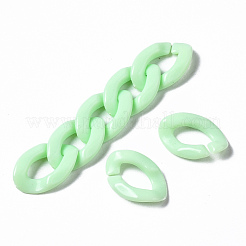 Opake Acryl Verknüpfung Ringe&nbsp;LS-MACR-Q243-001F