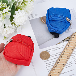 6 Stück 6 Farben lässiger Mini-Stoffpuppenrucksack&nbsp;AJEW-GF0008-36A