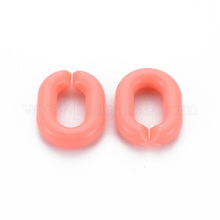 Opake Acryl Verknüpfung Ringe&nbsp;LS-MACR-S373-19B-A05