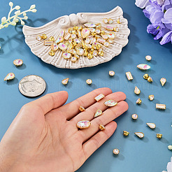 100 strass à coudre en verre&nbsp;GLAA-TA0004-46